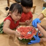 スイカ割り｜大阪の企業主導型保育園リコラ